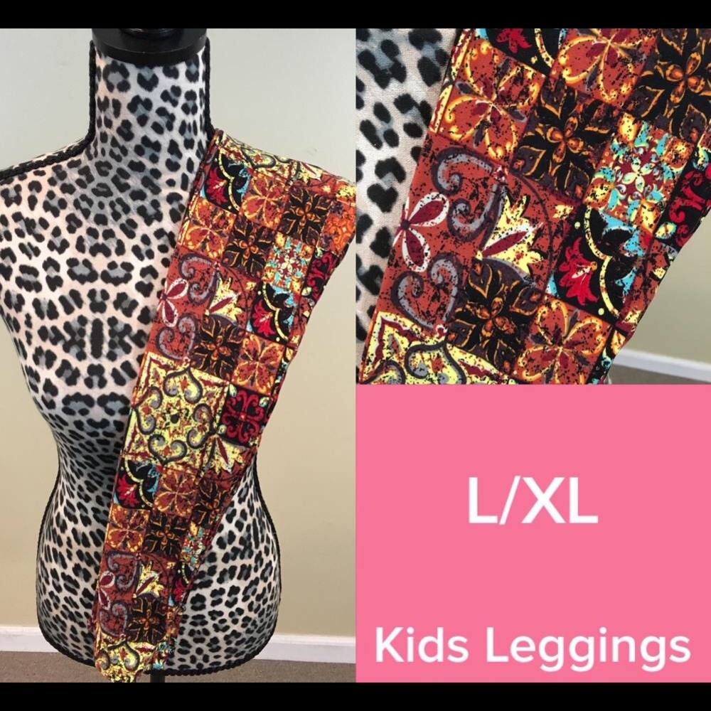 LuLaRoe L/XL Kids Leggings